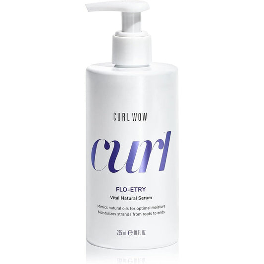 Color Wow Curl Wow Flo-etry Vital Natural Serum front view bottle for curly hair hydration