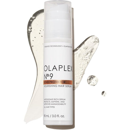 Olaplex Number 9 Bond Protector Nourishing Hair Serum front view bottle showcasing branding