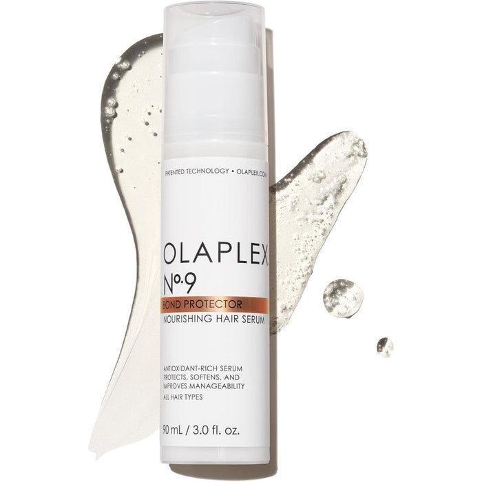 Olaplex Number 9 Bond Protector Nourishing Hair Serum front view bottle showcasing branding