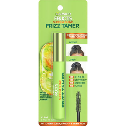 Garnier Fructis Sleek and Shine Frizz Tamer Wand front view clear packaging
