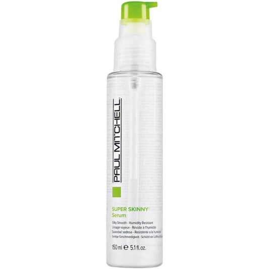 Paul Mitchell Super Skinny Serum Blowout Primer 150ml front view bottle for salon sleek hair styling
