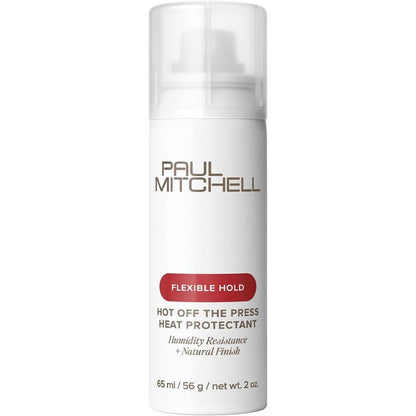 Paul Mitchell Hot Off The Press heat protectant spray bottle front view