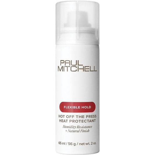 Paul Mitchell Hot Off The Press heat protectant spray bottle front view