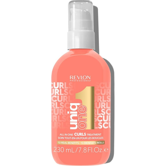 Revlon Professional UniqOne Curls 10-in-1 Leave-In Treatment bottle front view