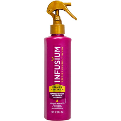 Infusium Repair and Replenish Heat Protector Spray bottle front view