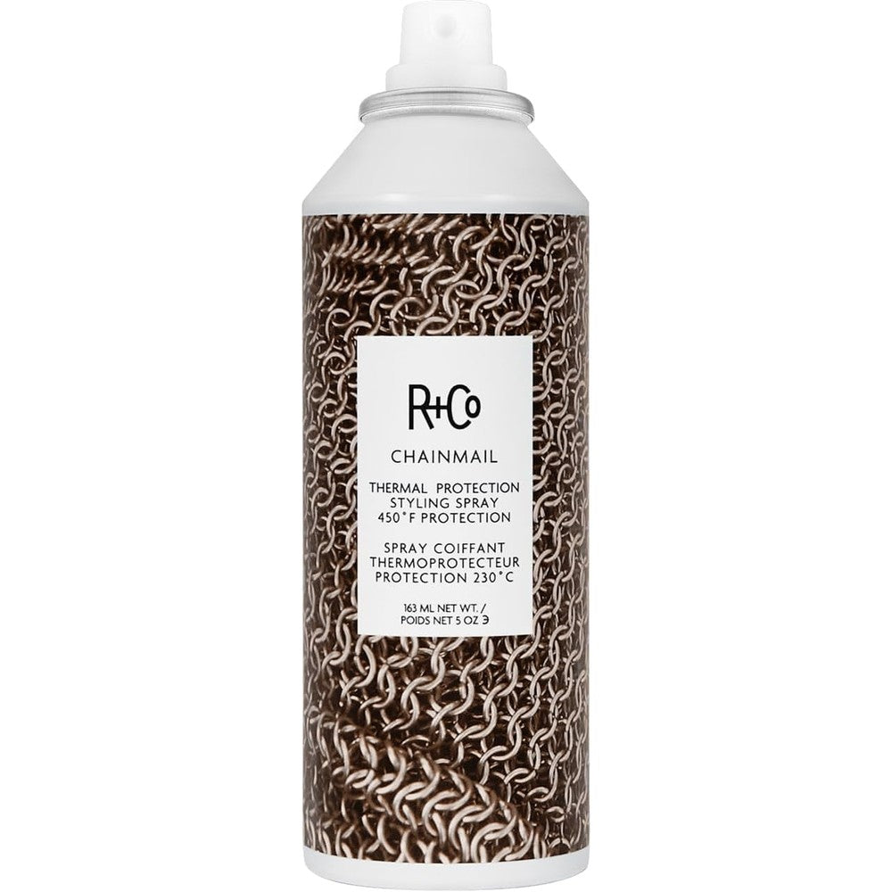 R+Co Chainmail Thermal Protection Styling Spray front view