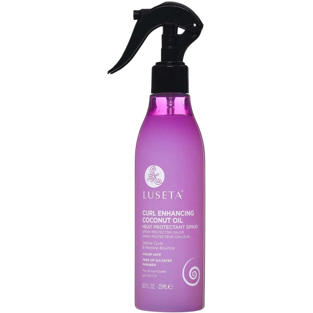 Luseta Curl Enhancing Heat Protectant Spray bottle front view