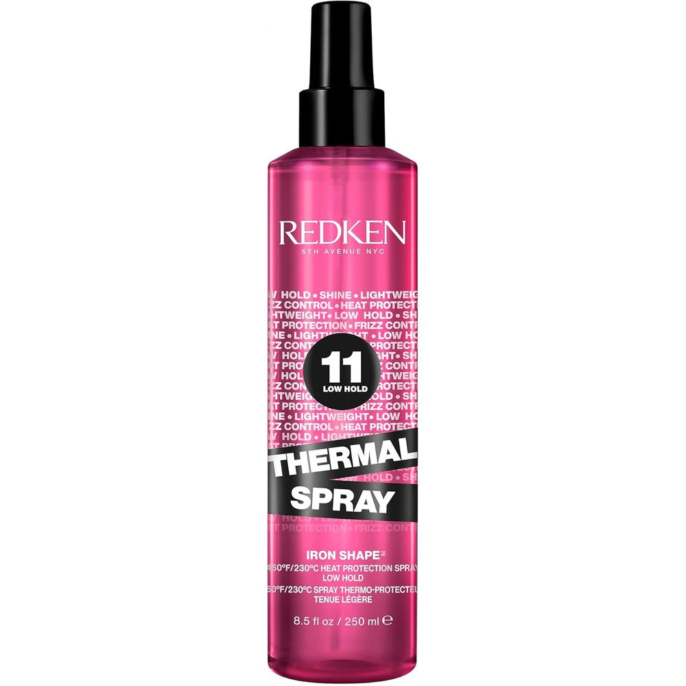 Redken Thermal Spray 11 Low Hold bottle front view for heat protection