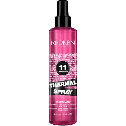 Redken Thermal Spray 11 Low Hold bottle front view for heat protection