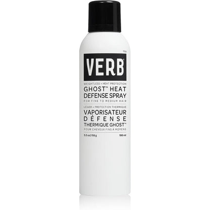 Verb Ghost Heat Defense Spray bottle front view for fine hair