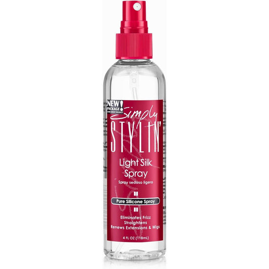 Simply Stylin Light Silk Hair Spray front view bottle