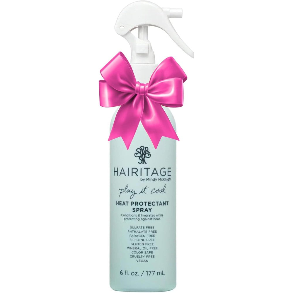Hairitage Play It Cool Heat Protectant Spray bottle front view