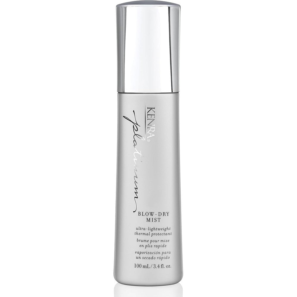 Kenra Professional Platinum Blow Dry Mist bottle front view thermal protectant