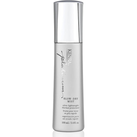 Kenra Professional Platinum Blow Dry Mist bottle front view thermal protectant