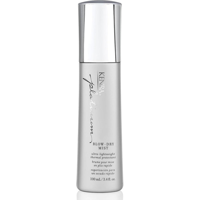 Kenra Professional Platinum Blow Dry Mist bottle front view thermal protectant
