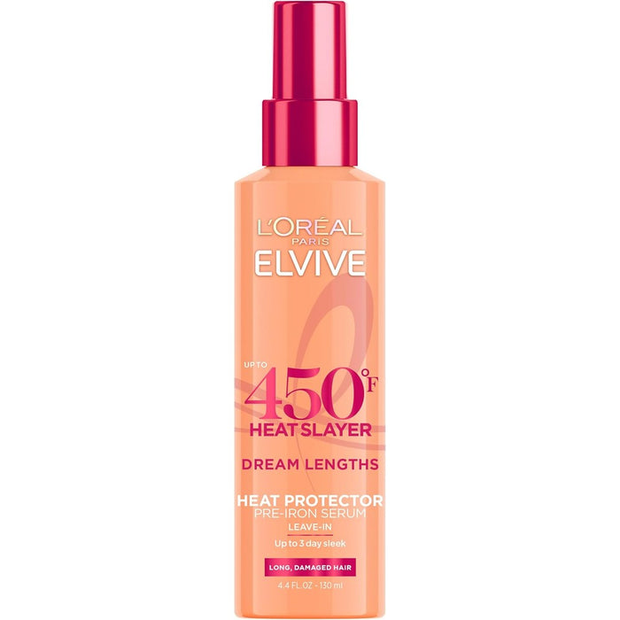 L'Oreal Paris Elvive Dream Lengths Heat Slayer front view bottle