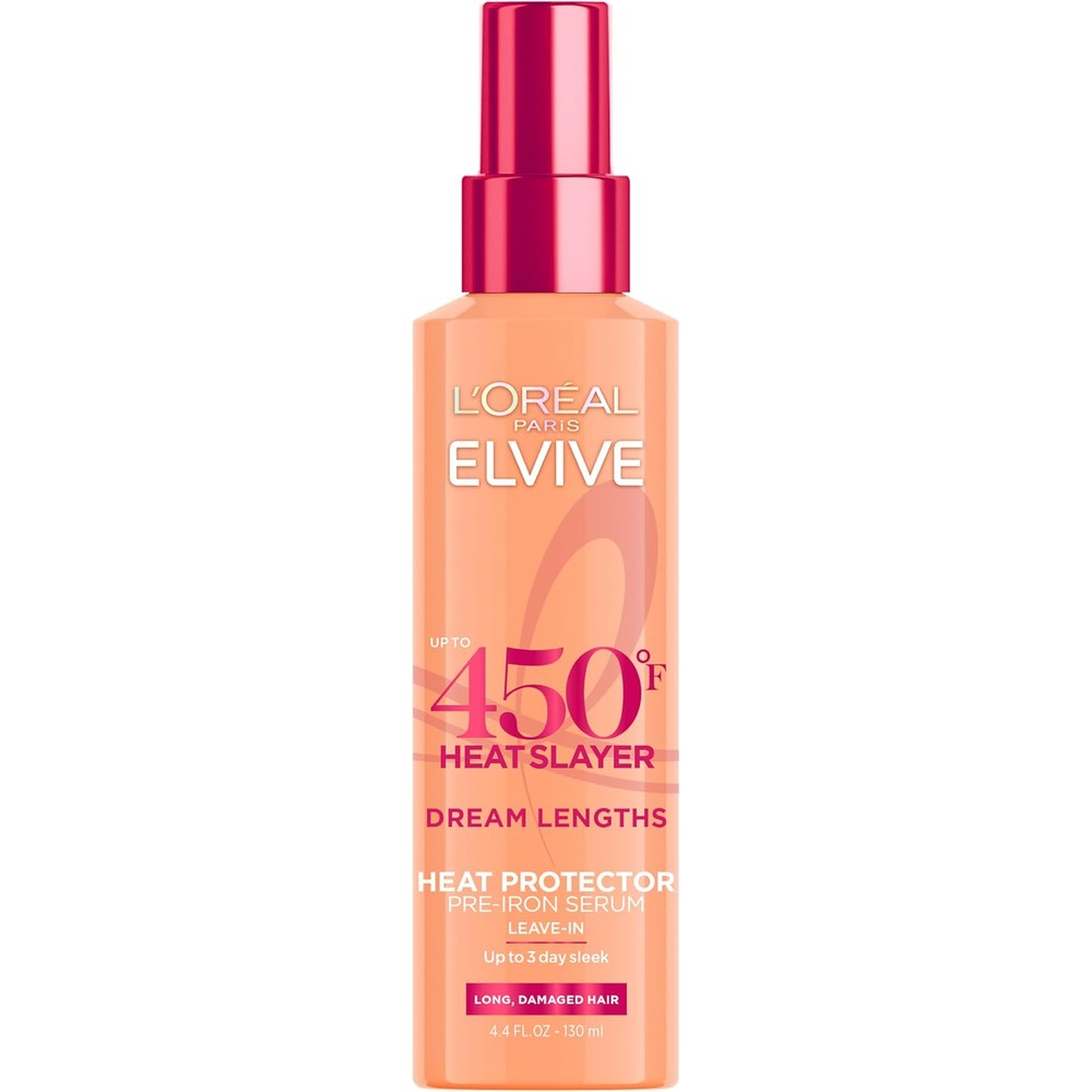 L'Oreal Paris Elvive Dream Lengths Heat Slayer Pre-Iron Spray front view