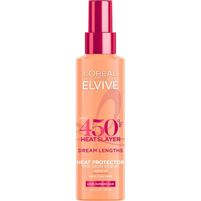 L'Oreal Paris Elvive Dream Lengths Heat Slayer Pre-Iron Spray front view