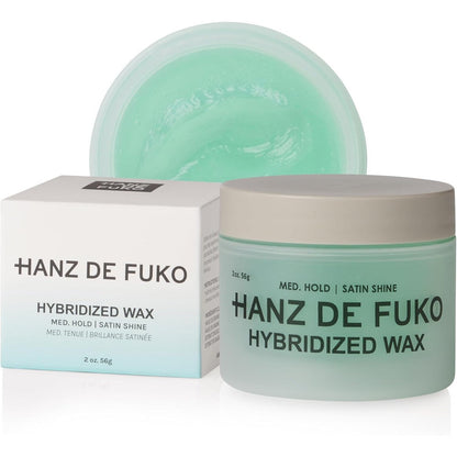 Hanz De Fuko Hybridized Wax premium water based men hair styling product front view
