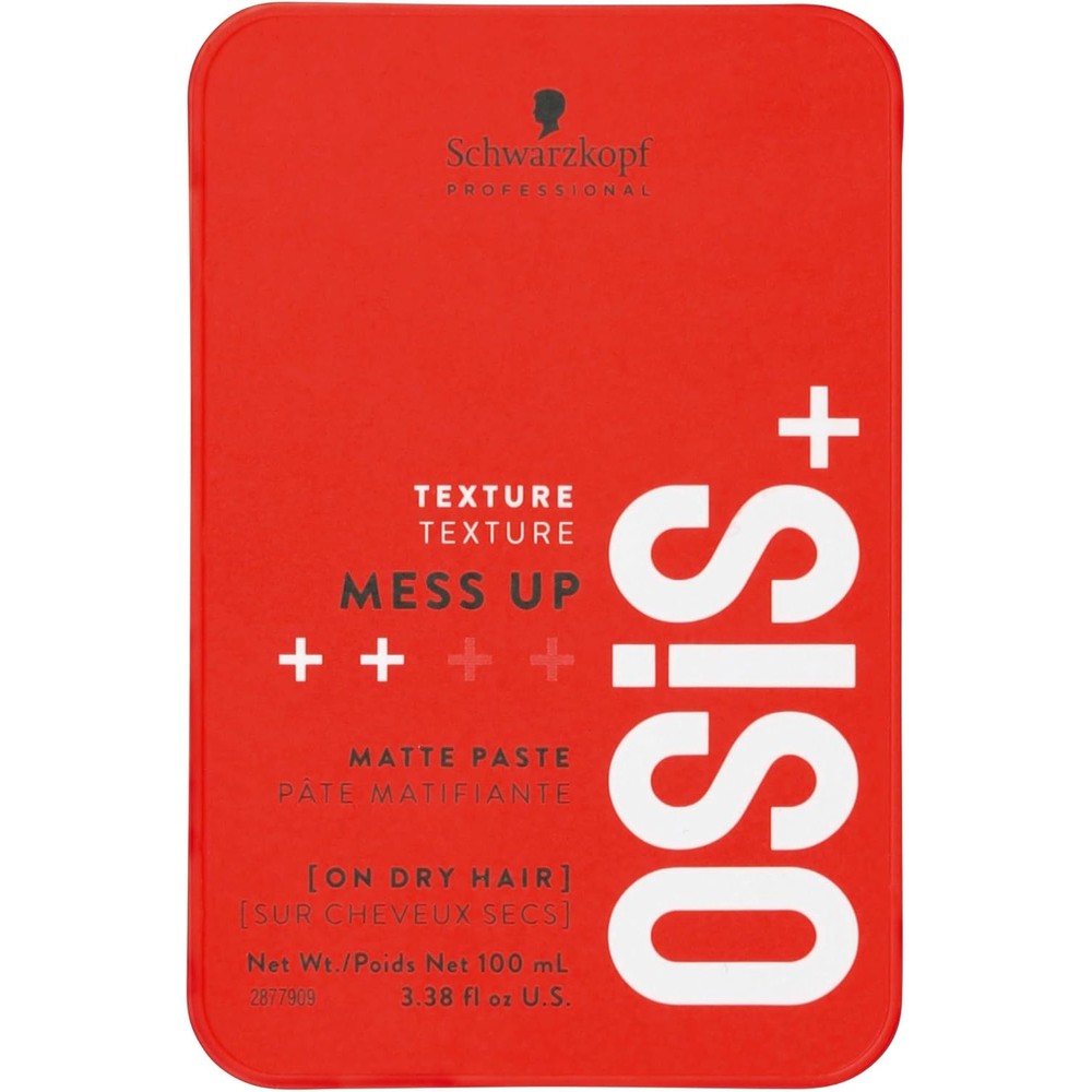 Schwarzkopf Professional OSiS Mess Up Matte Paste front view container for men grooming