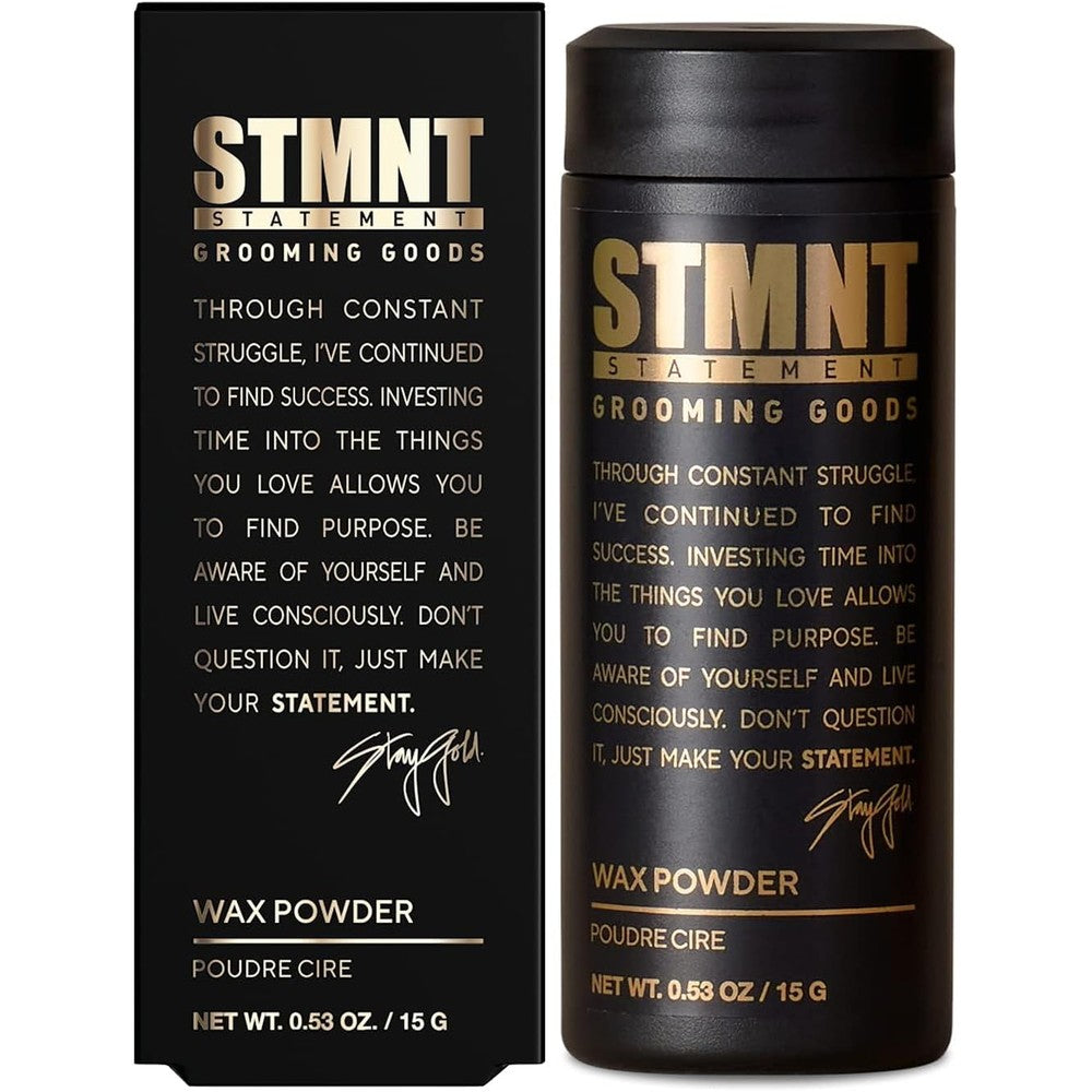STMNT Grooming Goods Wax Powder front view container authentic USA imported hair product
