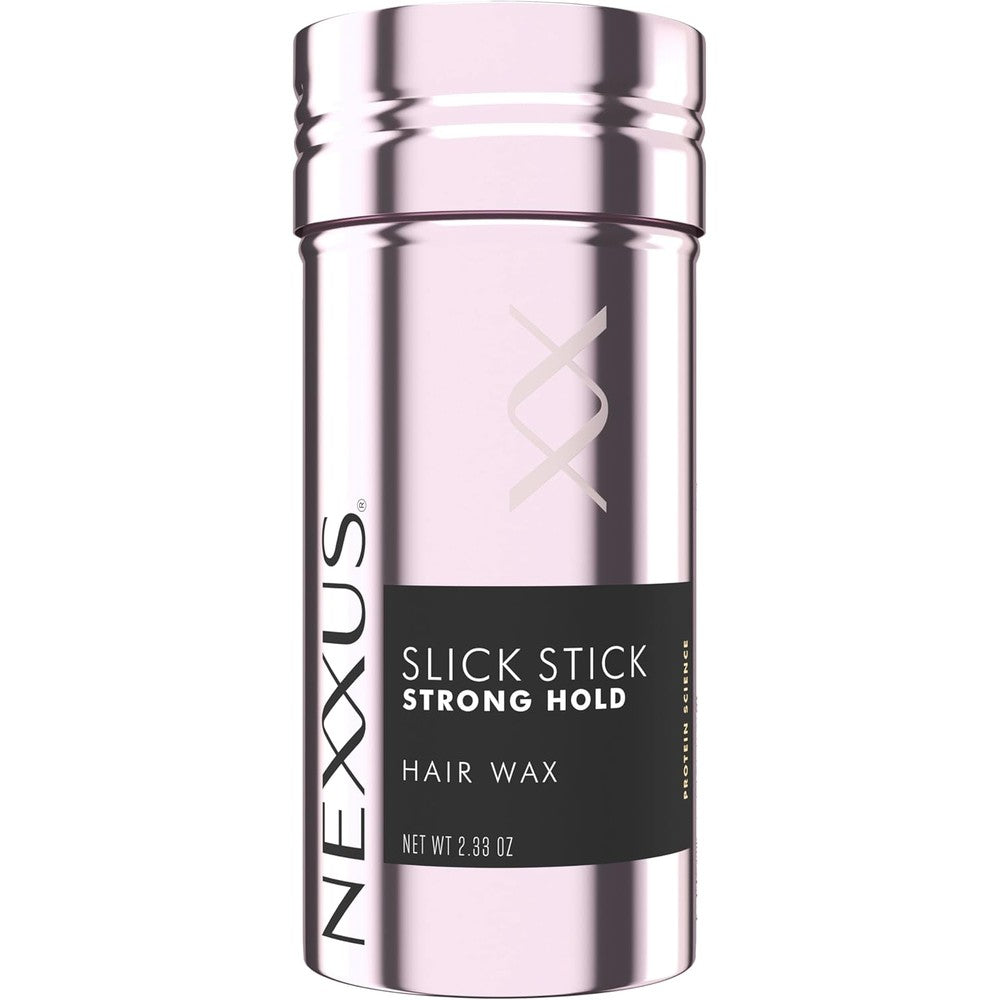 Nexxus Styling Slick Stick Strong Hold Hair Wax front view for sleek hairstyles