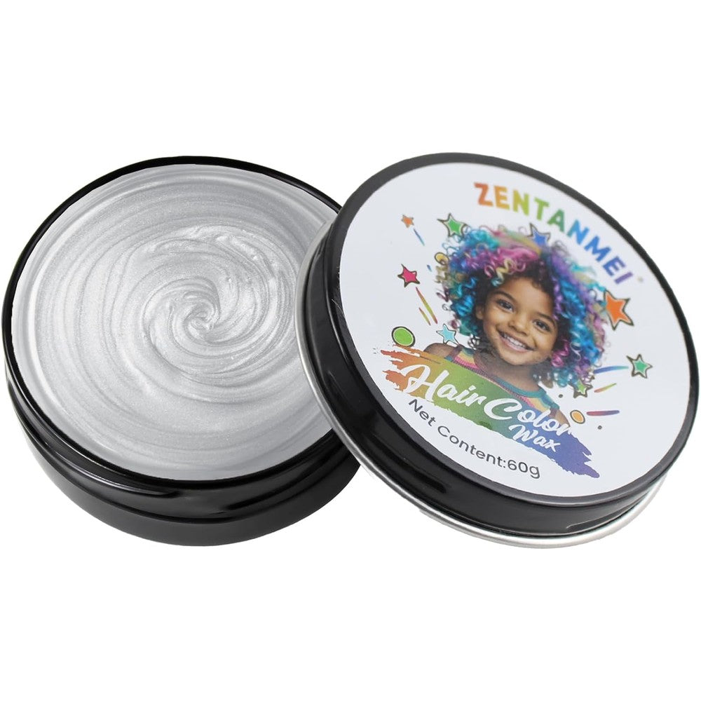 Zentanmei temporary hair color wax gray front view