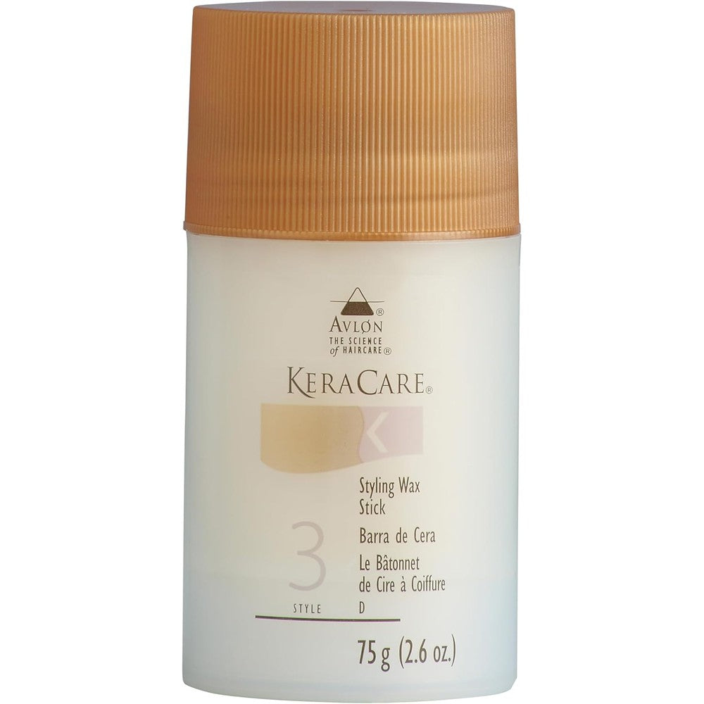 KeraCare Avlon Styling Hair Wax Stick front view for smooth hair texture