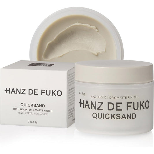 Hanz de Fuko Quicksand front view matte hair wax for men