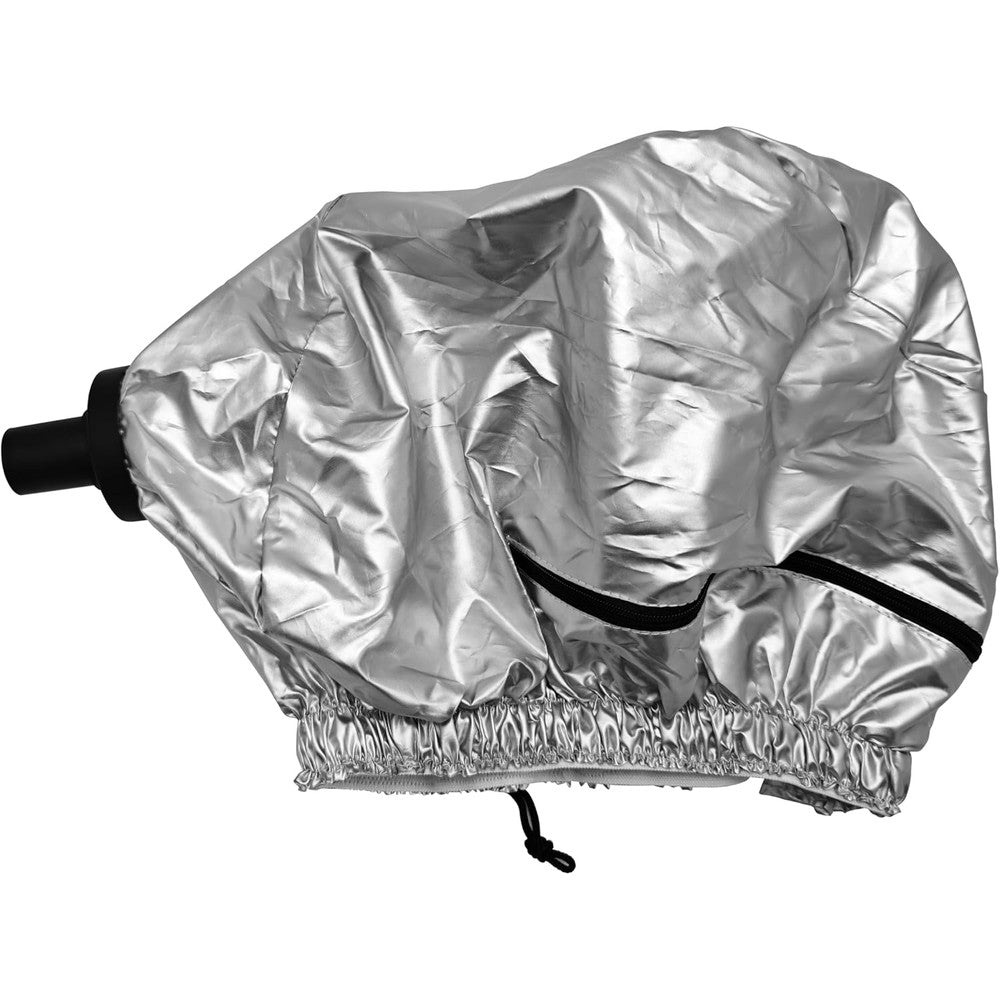 Elitzia hair steamer hood replacement parts ETMO03 front view showing silver waterproof cap design