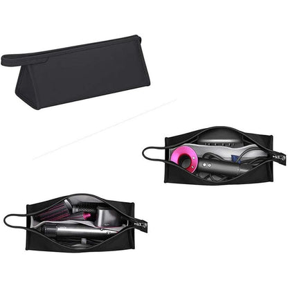 Buwico PU leather travel case front view showing black waterproof exterior