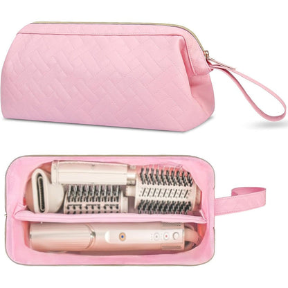 Lacdo Shark FlexStyle Case pink front view travel storage organizer bag