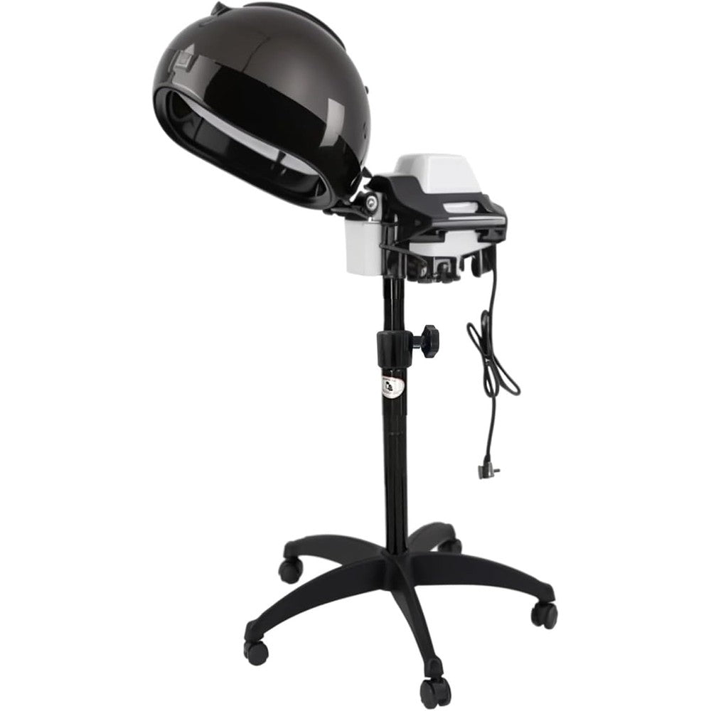 OIYALI professional standing hooded hair steamer front view for salon scalp conditioning treatments