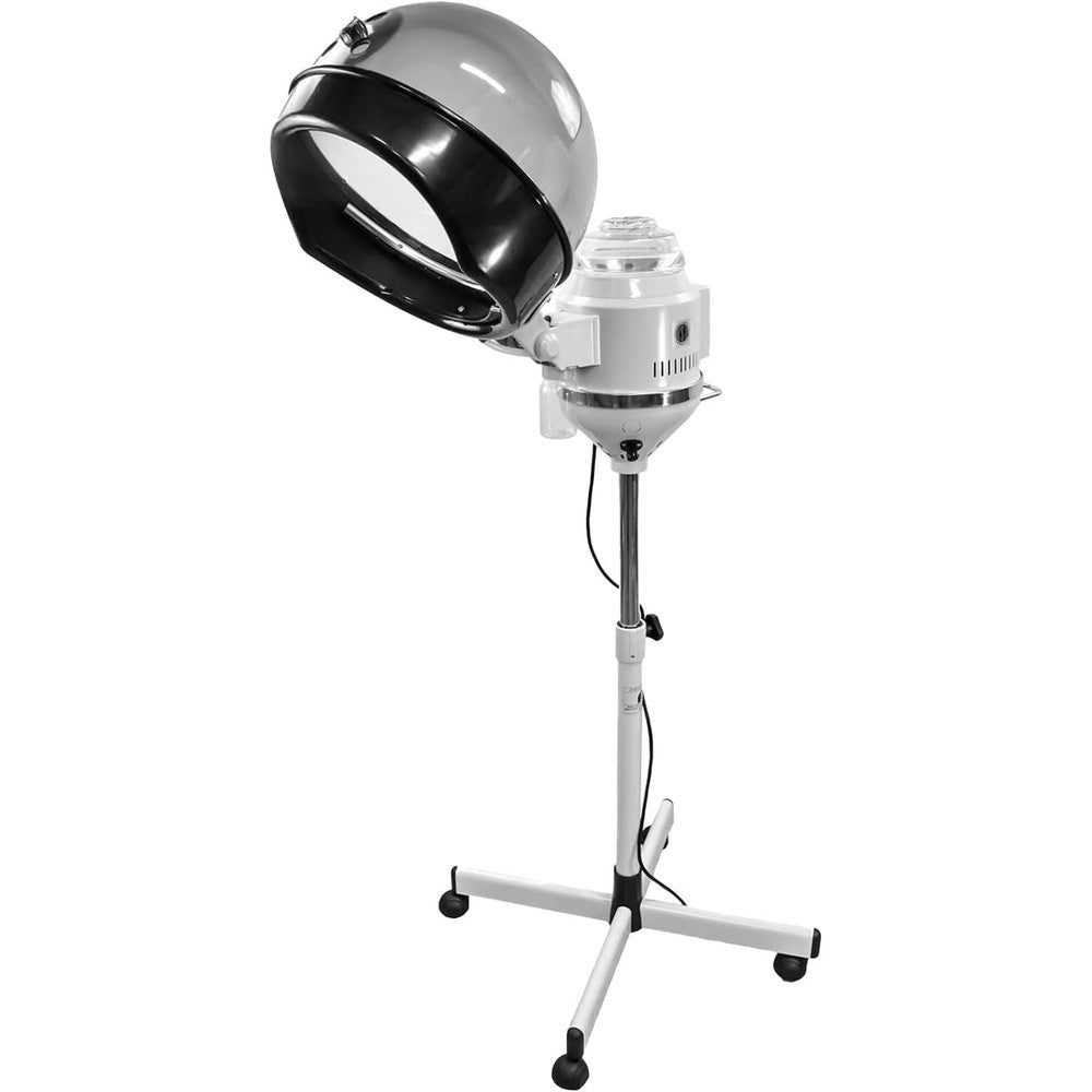 WBGANG PayLessHere hooded hair steamer dryer front view on rolling stand