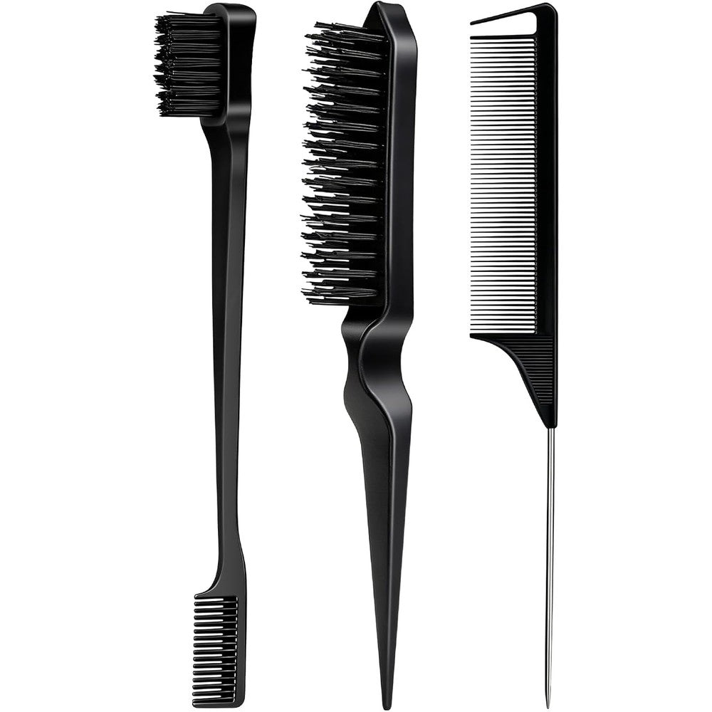 Goiple 3 piece hair styling comb set front view