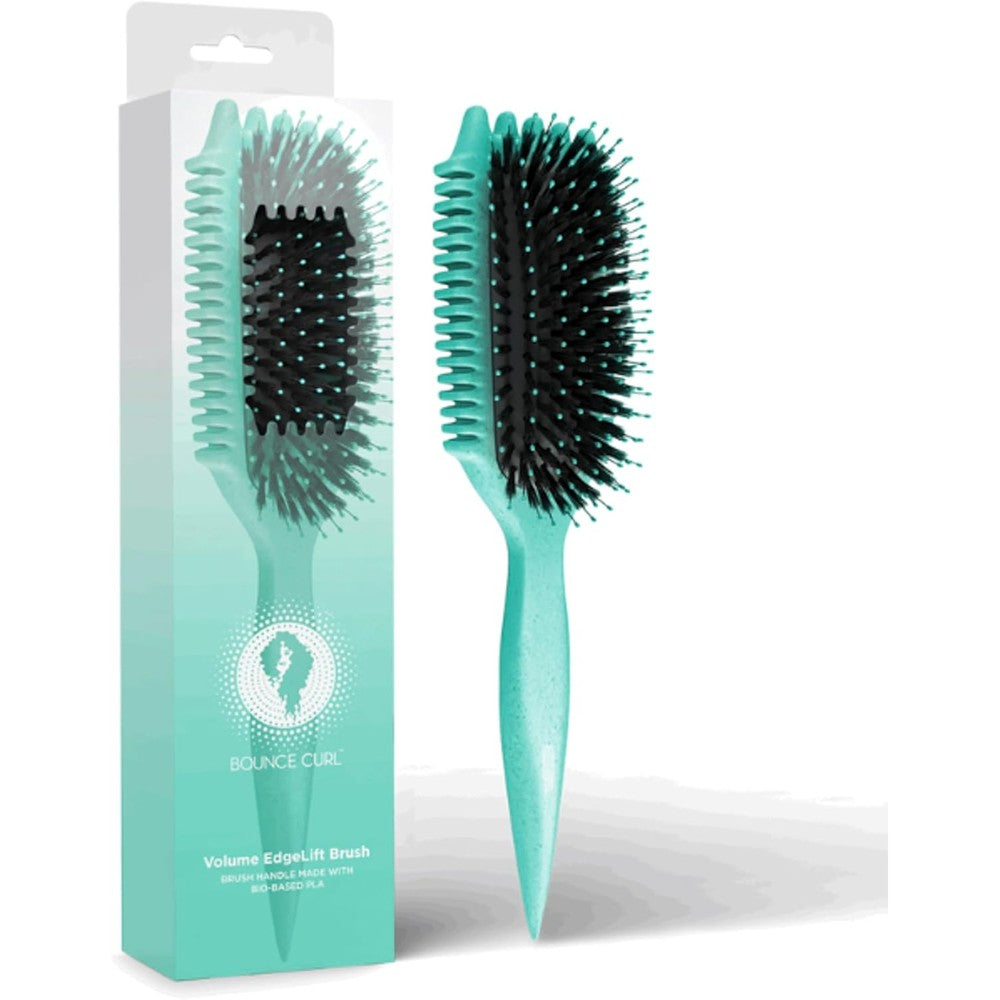 Bounce Curl Volume EdgeLift Brush Teal front view for curly hair styling