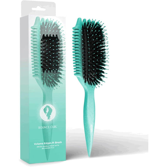 Bounce Curl Volume EdgeLift Brush Teal front view for curly hair styling