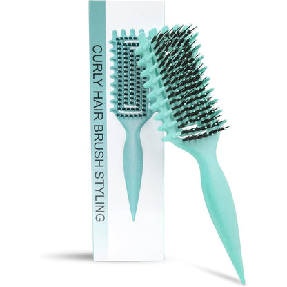 Guangzhou Mackay vented curl defining brush green front view