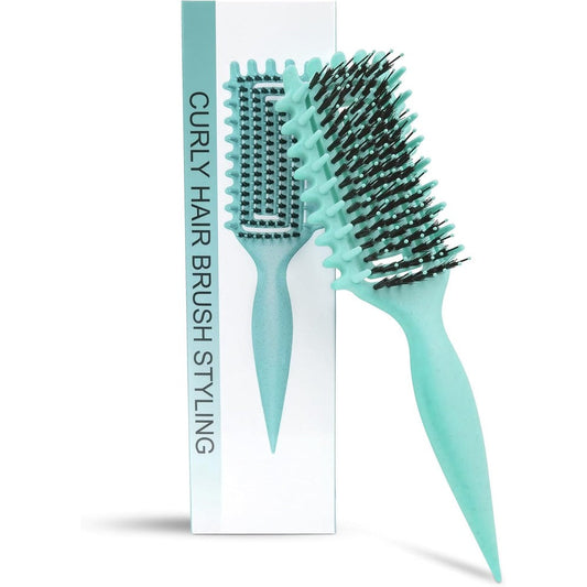 Guangzhou Mackay vented curl defining brush green front view