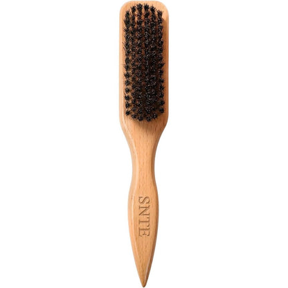 Rovdi boar bristle slick back hair brush front view