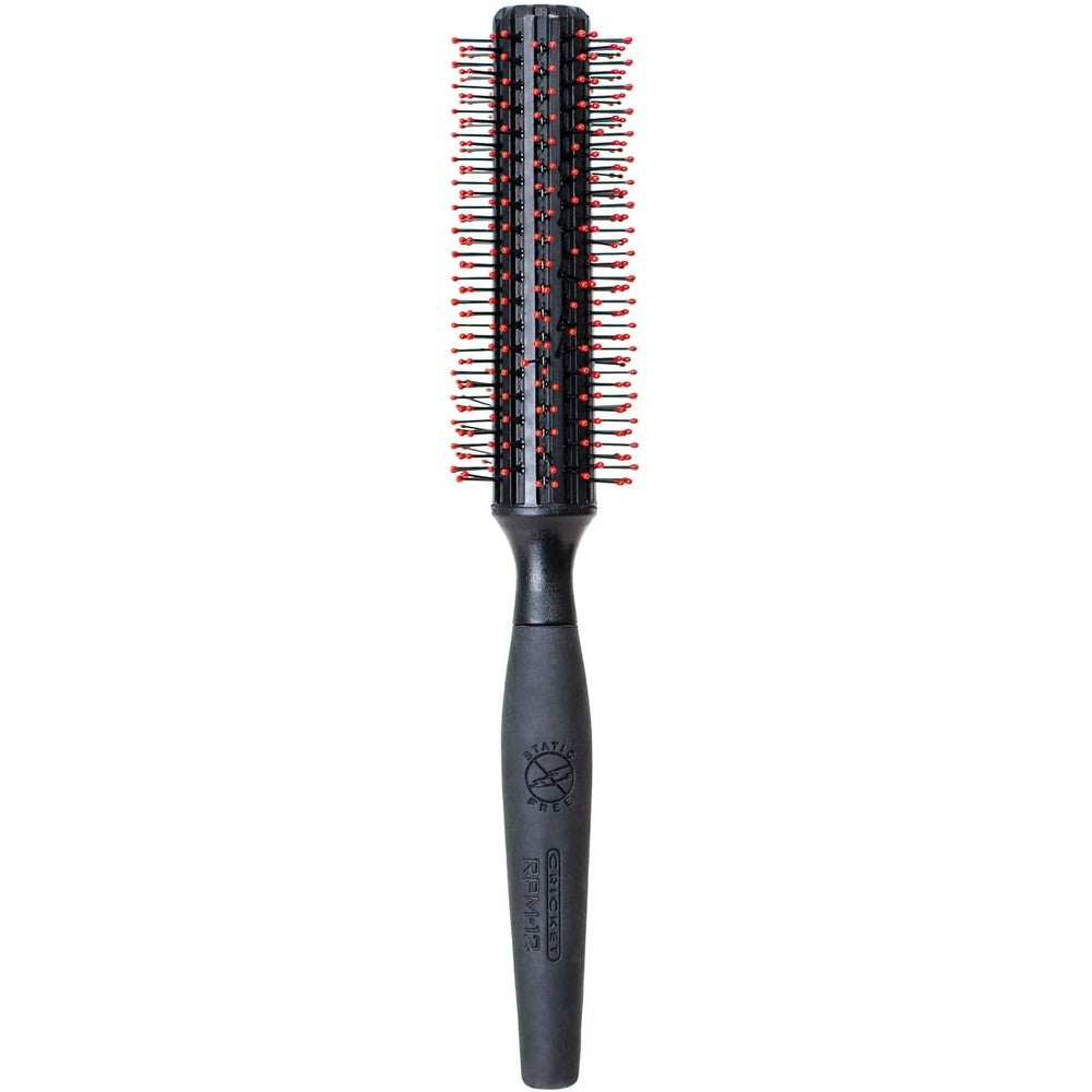 Cricket Static Free RPM 12 Row Round Hair Brush front view professional styling tool