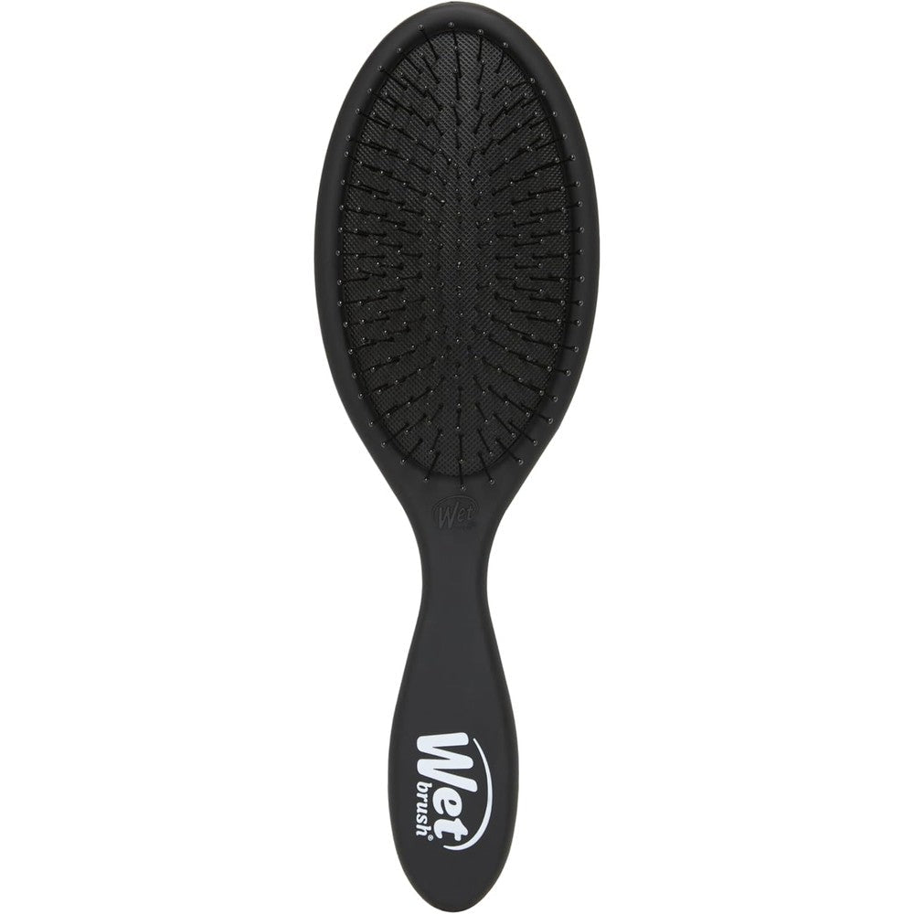 Wet Brush Original Detangler hair brush in black frost front view