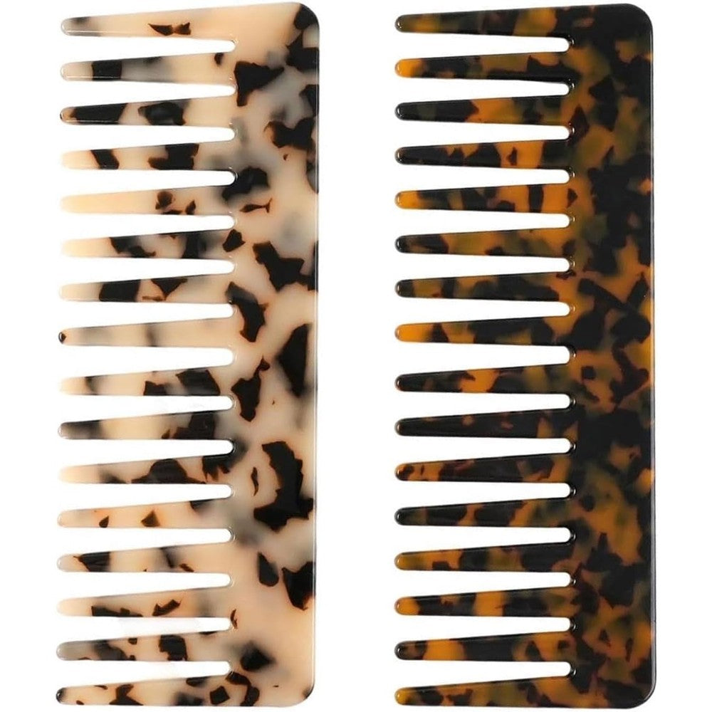Rudra Retails large hair detangling wide tooth comb set front view