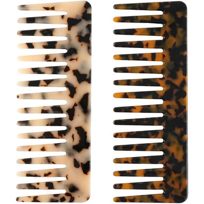 Rudra Retails large hair detangling wide tooth comb set front view