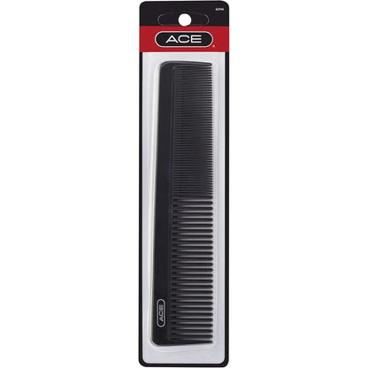 Goody Ace Classic Dressing Hair Comb front view showing the dual fine and medium teeth configuration.