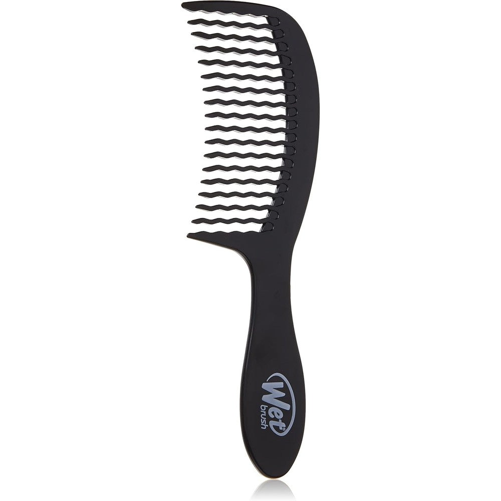 Wet Brush Detangling Comb Black front view