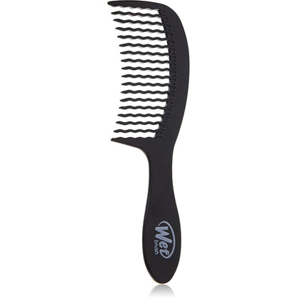 Wet Brush Detangling Comb Black front view