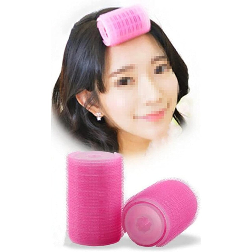 Wendy Mall plastic hair rollers 2-piece set front view for voluminous hair styling.
