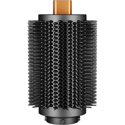 Puregust upgraded large round volumizing brush attachment front view showing the gold barrel and soft bristles