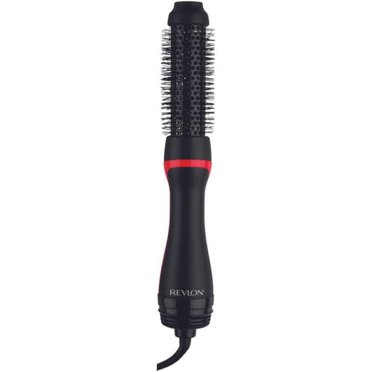 Revlon One-Step Root Booster Round Brush Dryer front view showing the styling barrel.
